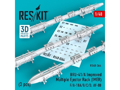 Bru-41/A Improved Multiple Ejector Rack (Imer) (3 Pcs) (F/A-18a/B/C/D, Av-8b) - zdjęcie 1