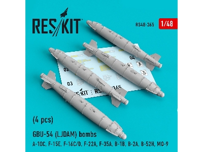 Gbu-54 (Ljdam) Bombs (4 Pcs) (A-10c, F-15e, F-16c/D, F-22a, F-35a, B-1b, B-2a, B-52h, Mq-9) - zdjęcie 1