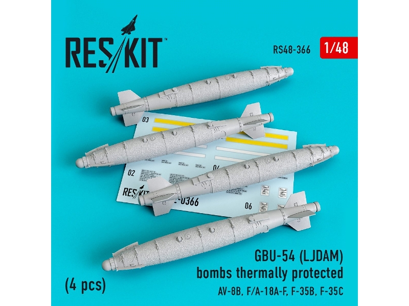 Gbu-54 (Ljdam) Bombs Thermally Protected (4 Pcs) (Av-8b, F/A-18a-f, F-35b, F-35c) - zdjęcie 1 Gbu-54 (Ljdam) Bombs Thermally Protected (4 Pcs) (Av-8b, F/A-18a-f, F-35b, F-35c) - zdjęcie 1