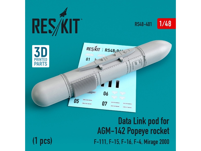 Data Link Pod For Agm-142 Popeye Rocket F-15, F-16, F-4, Mirage 2000, F-111 - zdjęcie 1 Data Link Pod For Agm-142 Popeye Rocket F-15, F-16, F-4, Mirage 2000, F-111 - zdjęcie 1