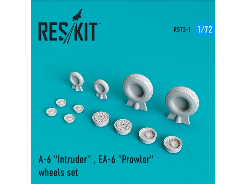 Grumman A-6 Intruder / Ea-6 Prowler Wheels Set - zdjęcie 1 Grumman A-6 Intruder / Ea-6 Prowler Wheels Set - zdjęcie 1