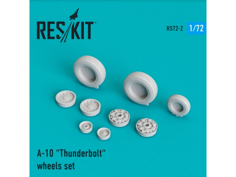 Fairchild Republic A-10 Thunderbolt Wheels Set - zdjęcie 1 Fairchild Republic A-10 Thunderbolt Wheels Set - zdjęcie 1