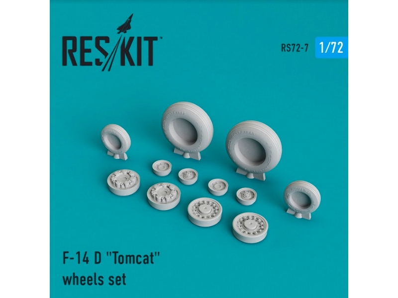 Grumman F-14 (D) Tomcat Wheels Set - zdjęcie 1 Grumman F-14 (D) Tomcat Wheels Set - zdjęcie 1