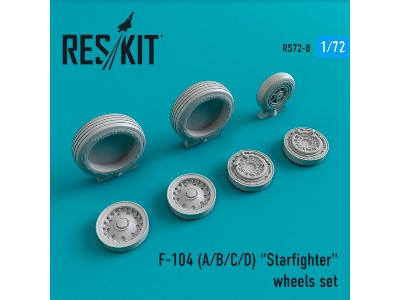 Lockheed F-104 (A/B/C/D) Starfighter Wheels Set - zdjęcie 1