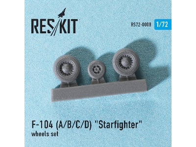 Lockheed F-104 (A/B/C/D) Starfighter Wheels Set - zdjęcie 2