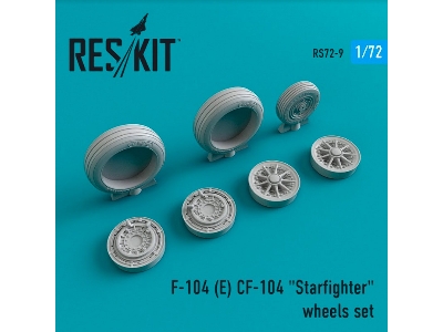 Lockheed F-104 (E) Cf-104 Starfighter Wheels Set - zdjęcie 1