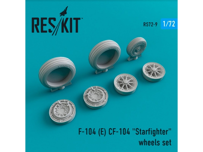Lockheed F-104 (E) Cf-104 Starfighter Wheels Set - zdjęcie 1 Lockheed F-104 (E) Cf-104 Starfighter Wheels Set - zdjęcie 1