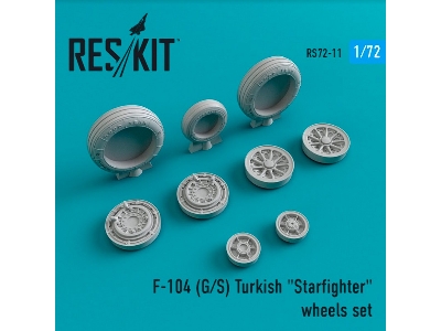 Lockheed F-104 (G/S) Turkish Starfighter Wheels Set - zdjęcie 1