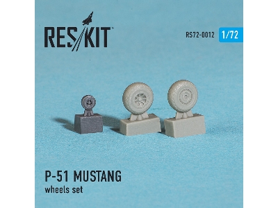 North American P-51 Mustang Wheels Set - zdjęcie 3