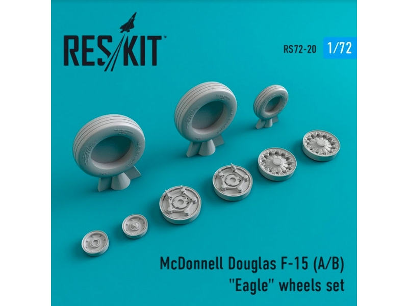 Mcdonnell Douglas F-15 (A/B) Eagle Wheels Set - zdjęcie 1