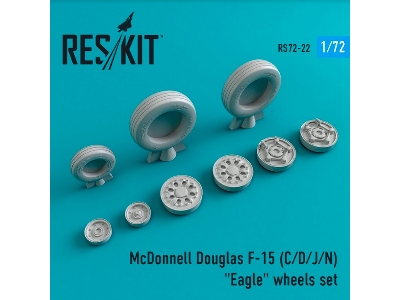Mcdonnell Douglas F-15 (C/D/J/N) Eagle Wheels Set - zdjęcie 1