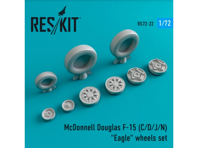 Mcdonnell Douglas F-15 (C/D/J/N) Eagle Wheels Set - zdjęcie 1 Mcdonnell Douglas F-15 (C/D/J/N) Eagle Wheels Set - zdjęcie 1