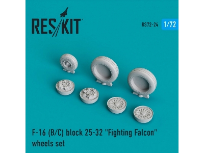 General Dynamics F-16 (B/C) Block 29-39 Fighting Falcon Wheels Set - zdjęcie 1