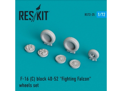 General Dynamics F-16 (C) Block 40-52 Fighting Falcon Wheels Set - zdjęcie 1