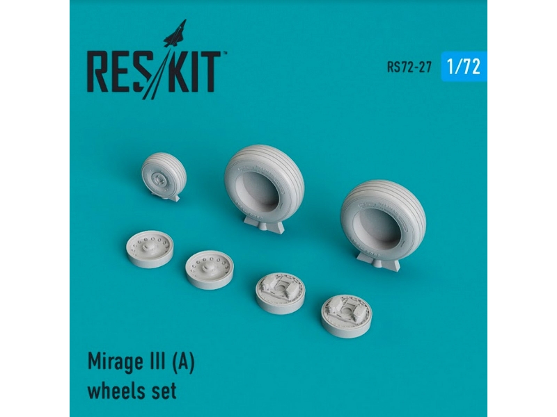 Dassault Mirage Iii (A) Wheels Set - zdjęcie 1