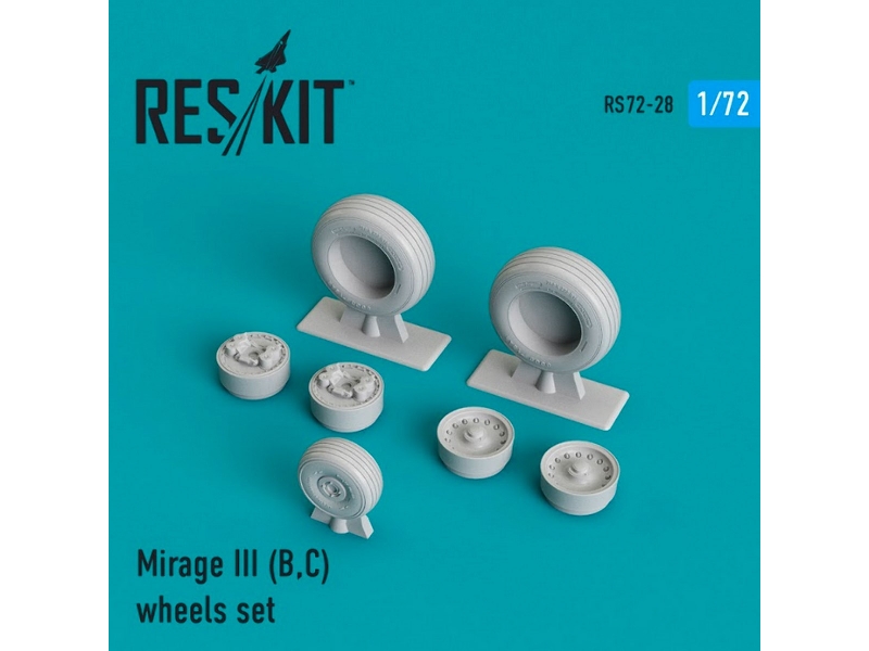 Dassault Mirage Iii (B,c) Wheels Set - zdjęcie 1