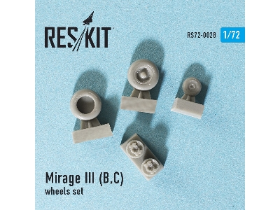 Dassault Mirage Iii (B,c) Wheels Set - zdjęcie 2