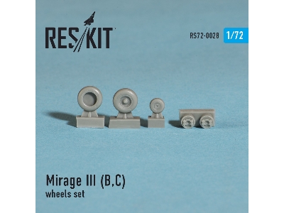 Dassault Mirage Iii (B,c) Wheels Set - zdjęcie 3