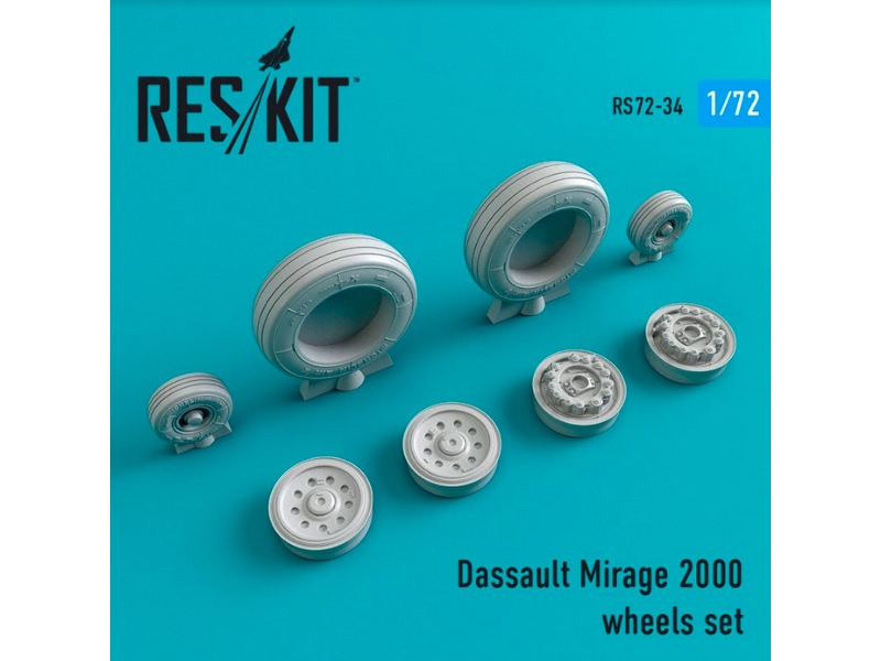 Dassault Mirage 2000 Wheels Set - zdjęcie 1