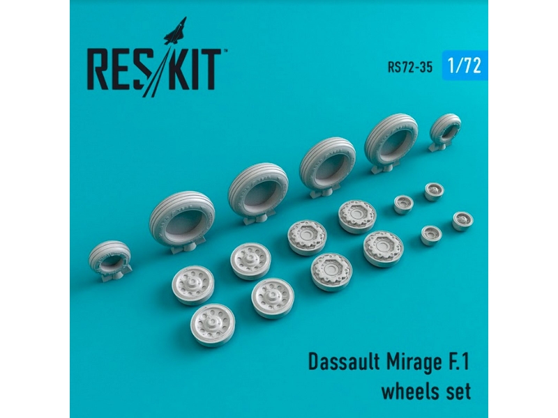 Dassault Mirage F.1 Wheels Set - zdjęcie 1