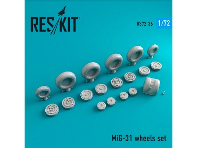 Mig-31 Wheels Set - zdjęcie 1