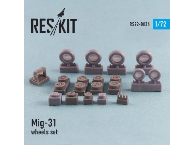 Mig-31 Wheels Set - zdjęcie 2