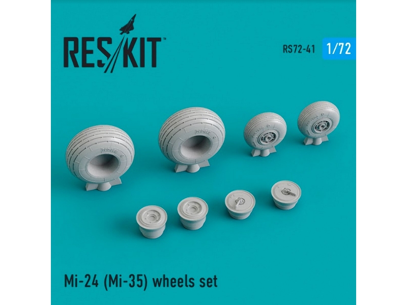 Mi-24 (Mi-35) Wheels Set - zdjęcie 1