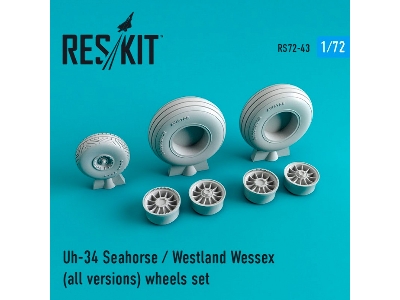 Uh-34 Seahorse / Westland Wessex (All Versions) Wheels Set - zdjęcie 1