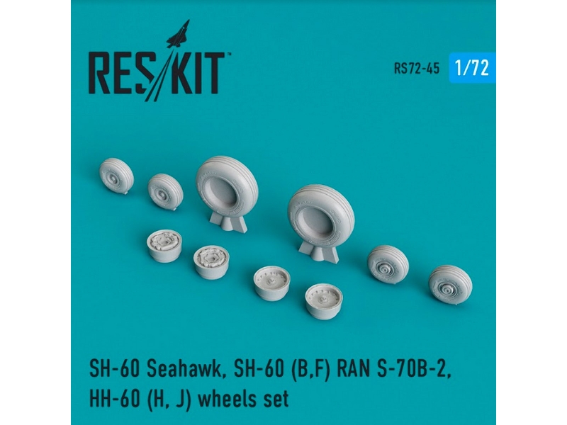 Sh-60 (All Versions) Wheels Set - zdjęcie 1 Sh-60 (All Versions) Wheels Set - zdjęcie 1