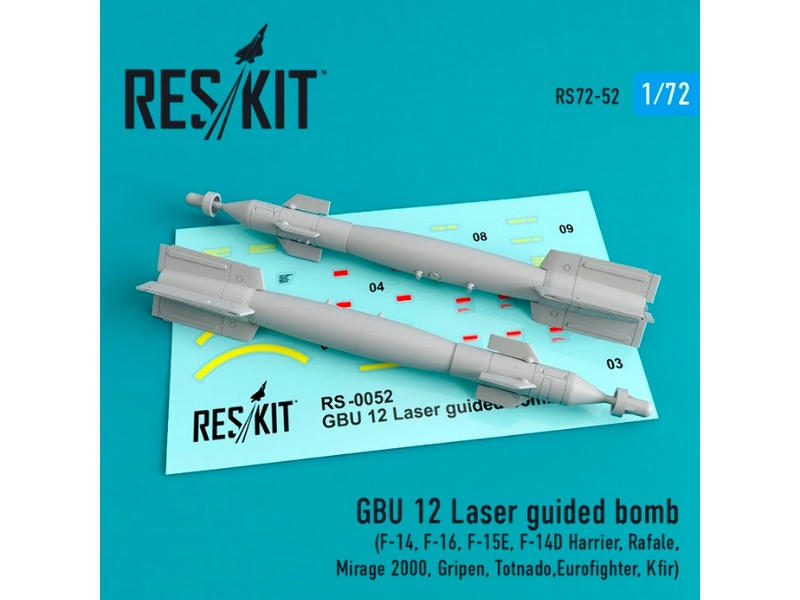 Gbu 12 Bomb (2 Pcs) (F-14, F-16, F-15e, F-14d Harrier, Rafale, Mirage 2000, Gripen, Tornado,eurofighter, Kfir) - zdjęcie 1 Gbu 12 Bomb (2 Pcs) (F-14, F-16, F-15e, F-14d Harrier, Rafale, Mirage 2000, Gripen, Tornado,eurofighter, Kfir) - zdjęcie 1