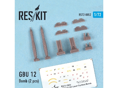 Gbu 12 Bomb (2 Pcs) (F-14, F-16, F-15e, F-14d Harrier, Rafale, Mirage 2000, Gripen, Tornado,eurofighter, Kfir) - zdjęcie 2