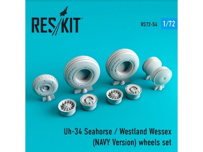 Uh-34 Seahorse / Westland Wessex (Navy Version) Wheels Set - zdjęcie 1