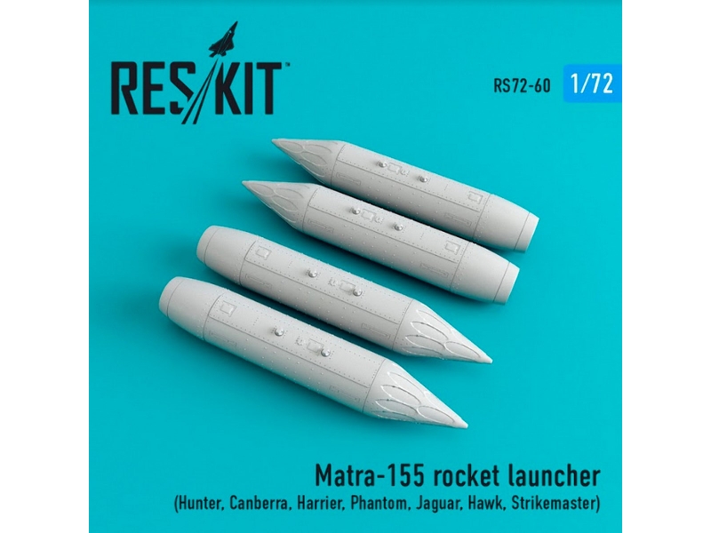 Matra-155 (4 Pcs) (Hunter, Canberra, Harrier, Phantom, Jaguar, Hawk, Strikemaster,) - zdjęcie 1 Matra-155 (4 Pcs) (Hunter, Canberra, Harrier, Phantom, Jaguar, Hawk, Strikemaster,) - zdjęcie 1