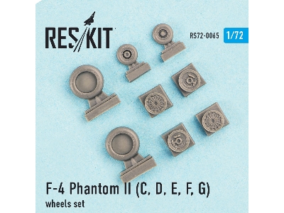 F-4 Phantom Ii (C, D, E, F,g) Wheels Set - zdjęcie 2