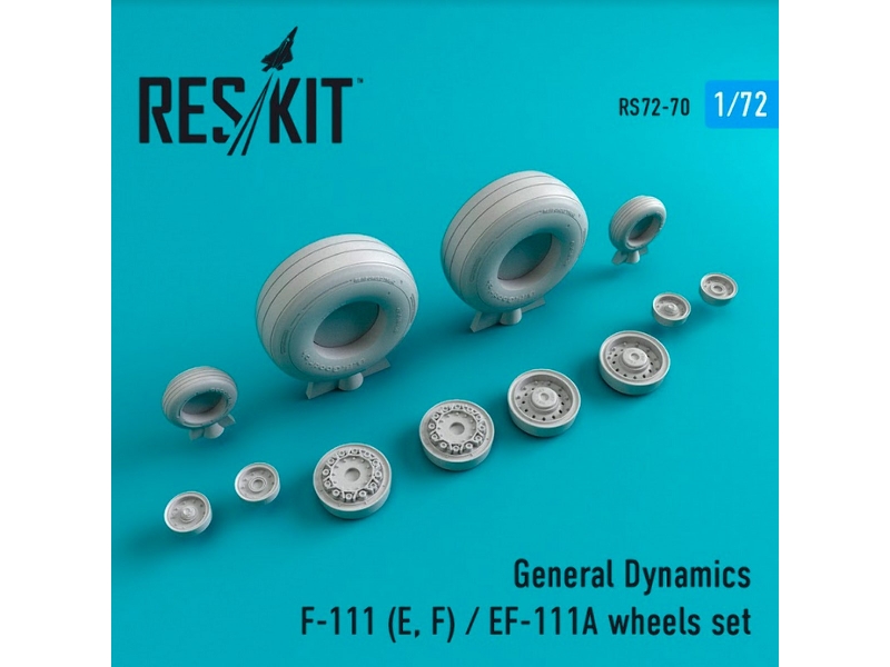 General Dynamics F-111 (E, F) / Ef-111a Wheels Set - zdjęcie 1 General Dynamics F-111 (E, F) / Ef-111a Wheels Set - zdjęcie 1