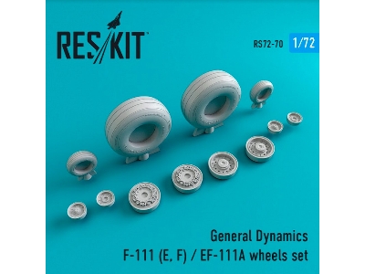 General Dynamics F-111 (E, F) / Ef-111a Wheels Set - zdjęcie 3