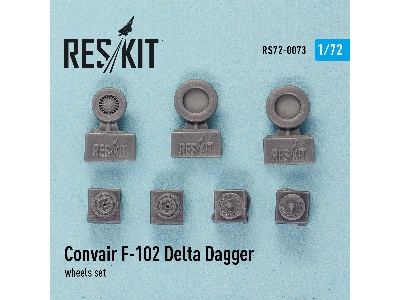 Convair F-102 Delta Dagger Wheels Set - zdjęcie 2