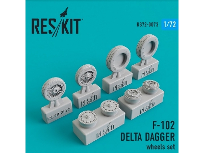 Convair F-102 Delta Dagger Wheels Set - zdjęcie 3