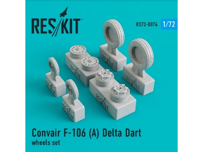 Convair F-106 (A) Delta Dart Wheels Set - zdjęcie 1