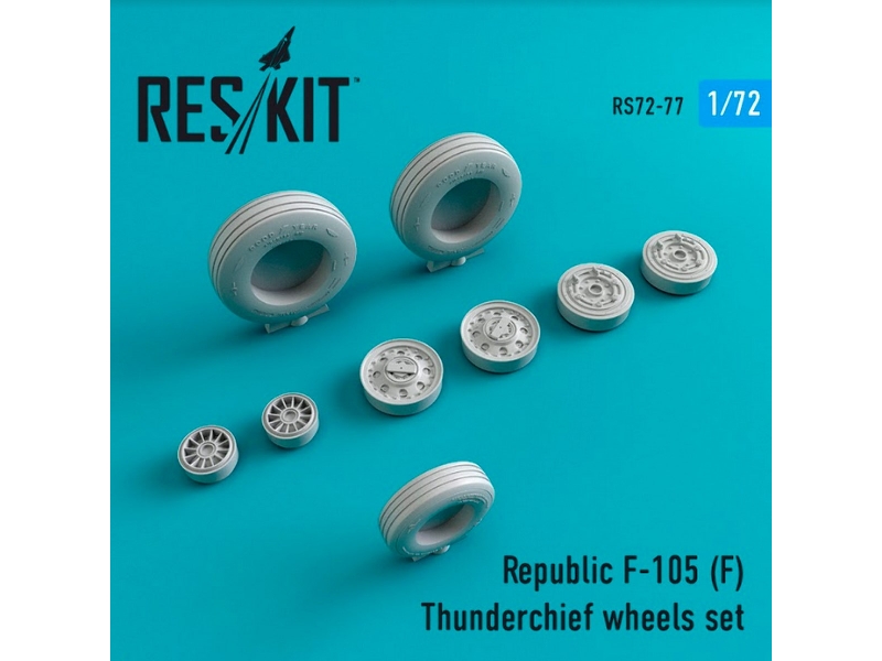 Republic F-105 (F) Thunderchief Wheels Set - zdjęcie 1