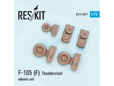 Republic F-105 (F) Thunderchief Wheels Set - zdjęcie 2