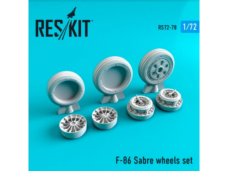 North American F-86 Sabre Wheels Set - zdjęcie 1