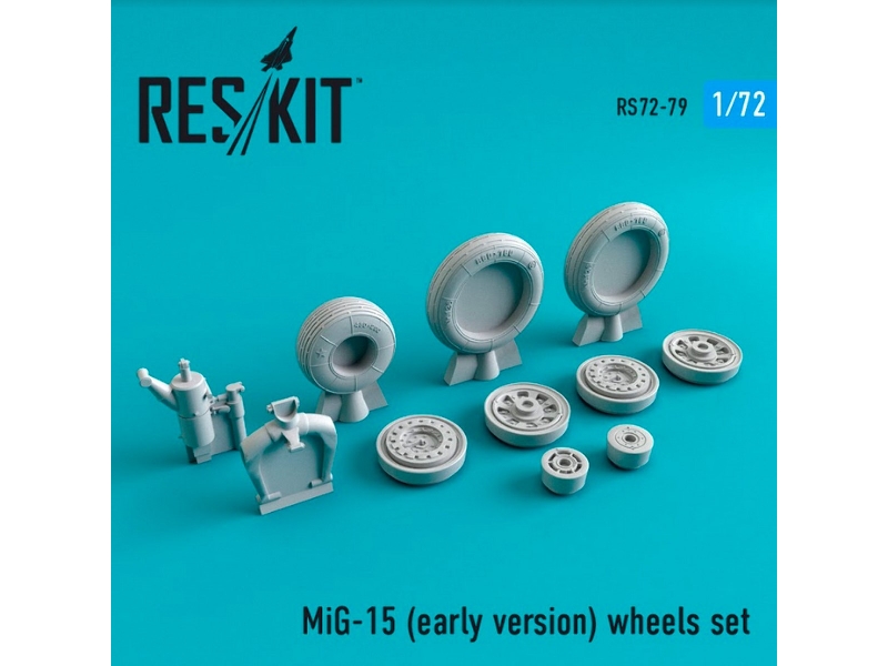 Mig-15 (Early Version) Wheels Set - zdjęcie 1 Mig-15 (Early Version) Wheels Set - zdjęcie 1