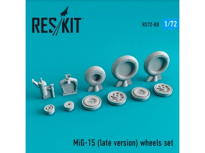 Mig-15 (Late Version) Wheels Set - zdjęcie 1