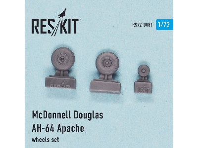 Mcdonnell Douglas Ah-64 Apache Wheels Set - zdjęcie 2
