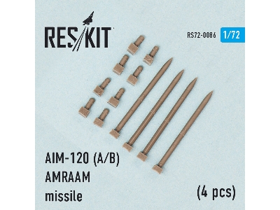Aim-120 (A/B) Amraam Missile (4 Pcs) (F-15a/C/D/E, F-16a/C, F/A-18a/C) - zdjęcie 2