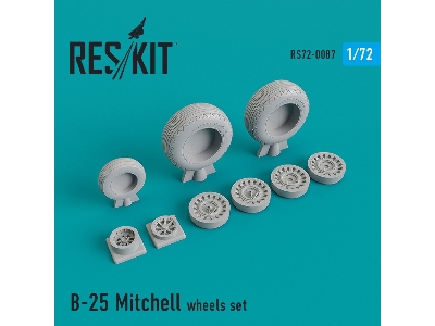 B-25 Mitchell Wheels Set - zdjęcie 1