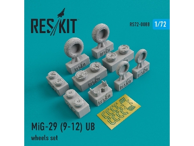 Mikoyan Mig-29 (9-12) Ub Wheels Set - zdjęcie 1