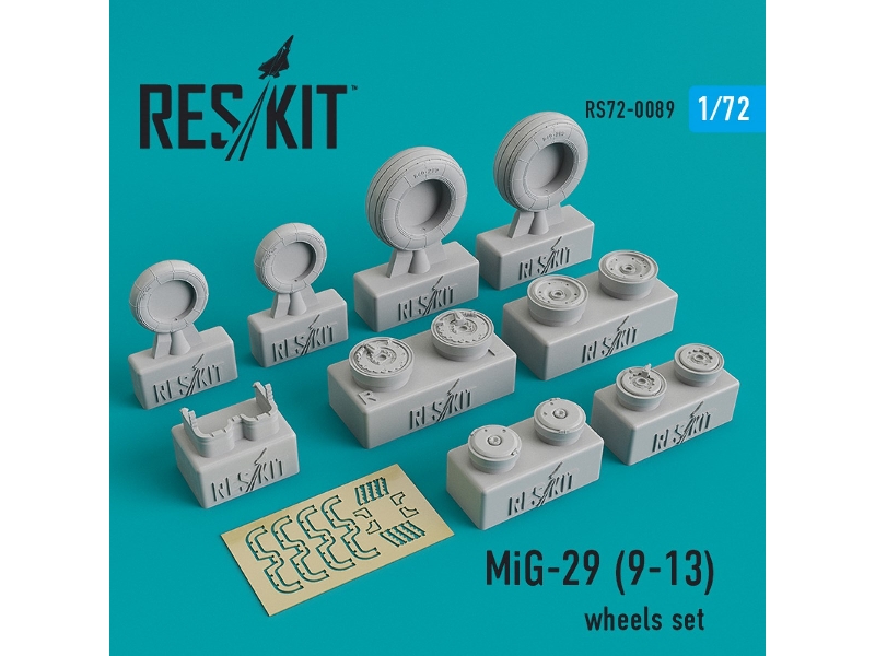 Mikoyan Mig-29 (9-13) Wheels Set - zdjęcie 1 Mikoyan Mig-29 (9-13) Wheels Set - zdjęcie 1