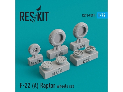F-22 (A) Raptor Wheels Set - zdjęcie 1